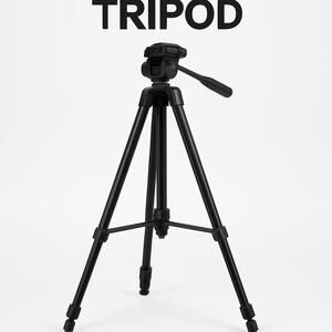 ONN Lightweight Adjustable Tripod Stand – Universal Fit for Cameras & Phones